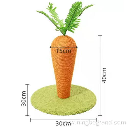 Carrot Scratching Post for Cat